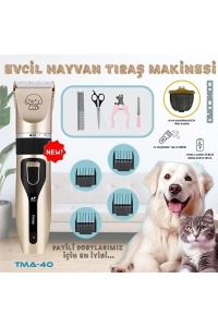 Concord Turbo Kedi Köpek Tıraş Seti Pet Evcil Hayvan Tüy Kesme Tıraş Makinesi